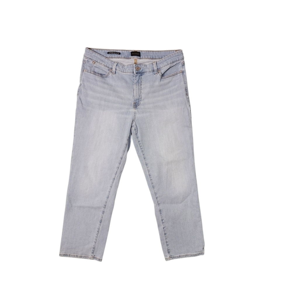 Talbots Straight Leg Crop Jeans